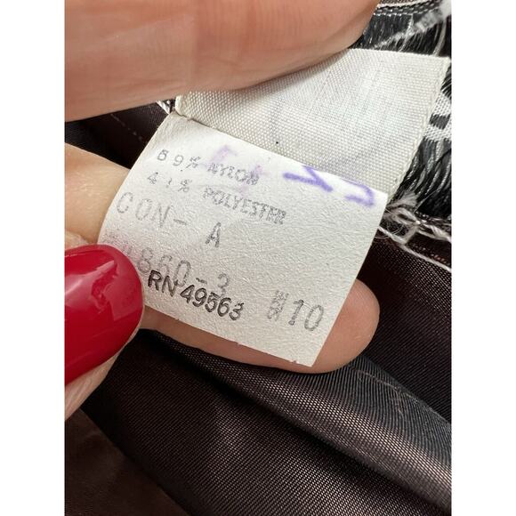 Victor Costa Ltd. Women’s Vintage Taffeta Balloon Leg One Piece Iridescent 10 - Picture 7 of 16